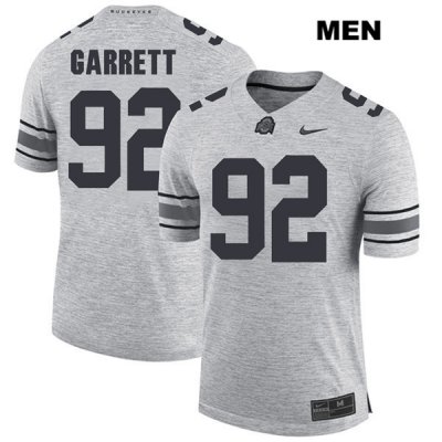 Men's NCAA Ohio State Buckeyes Haskell Garrett #92 College Stitched Authentic Nike Gray Football Jersey WJ20B48FB